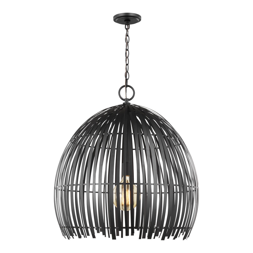 Visual Comfort Studio Canada - One Light Pendant - Hanalei - Midnight Black- Union Lighting Luminaires Decor