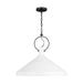 Visual Comfort Studio Canada - One Light Pendant - Lyon - Matte White- Union Lighting Luminaires Decor