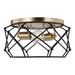 Visual Comfort Studio Canada - Two Light Flush Mount - Zarra - Satin Brass- Union Lighting Luminaires Decor