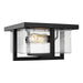 Generation Lighting Canada - Two Light Flush Mount - Mitte - Midnight Black- Union Lighting Luminaires Decor