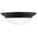 Generation Lighting Canada - One Light Flush Mount - Nash - Midnight Black- Union Lighting Luminaires Decor