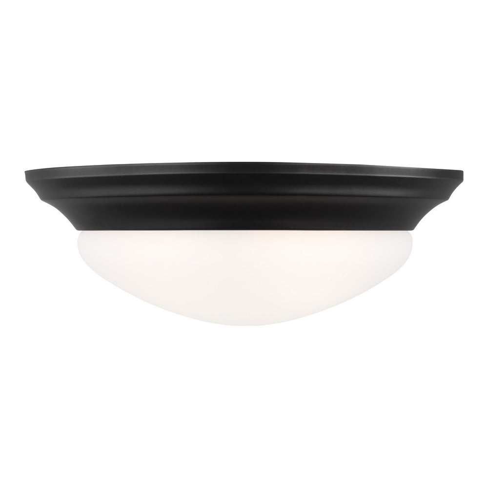 Generation Lighting Canada - Two Light Flush Mount - Nash - Midnight Black- Union Lighting Luminaires Decor