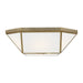 Visual Comfort Studio Canada - Two Light Flush Mount - Morrison - Satin Brass- Union Lighting Luminaires Decor