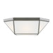 Visual Comfort Studio Canada - Two Light Flush Mount - Morrison - Brushed Nickel- Union Lighting Luminaires Decor