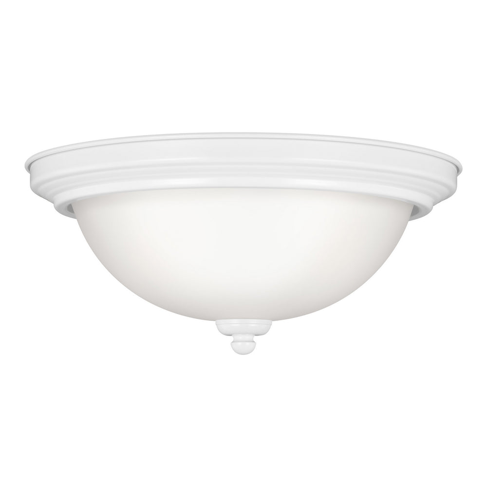 Generation Lighting Canada - Two Light Flush Mount - Geary - White- Union Lighting Luminaires Decor