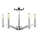 Visual Comfort Studio Canada - Five Light Semi-Flush Mount - Vector - Chrome- Union Lighting Luminaires Decor