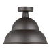 Visual Comfort Studio Canada - One Light Outdoor Flush Mount - Barn Light - Antique Bronze- Union Lighting Luminaires Decor