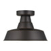 Visual Comfort Studio Canada - One Light Outdoor Flush Mount - Barn Light - Antique Bronze- Union Lighting Luminaires Decor