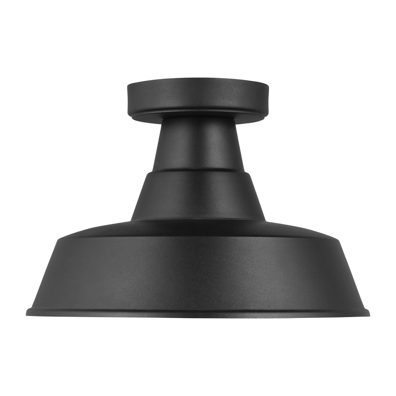 Visual Comfort Studio Canada - One Light Outdoor Flush Mount - Barn Light - Black- Union Lighting Luminaires Decor