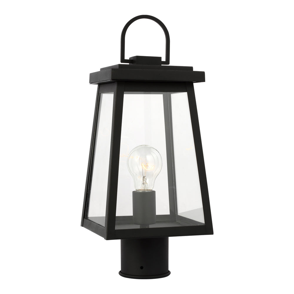 Visual Comfort Studio Canada - One Light Outdoor Post Lantern - Founders - Black- Union Lighting Luminaires Decor