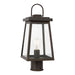 Visual Comfort Studio Canada - One Light Outdoor Post Lantern - Founders - Antique Bronze- Union Lighting Luminaires Decor