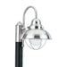 Generation Lighting Canada - One Light Outdoor Post Lantern - Sebring - Brushed Stainless- Union Lighting Luminaires Decor