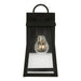 Visual Comfort Studio Canada - One Light Outdoor Wall Lantern - Founders - Black- Union Lighting Luminaires Decor