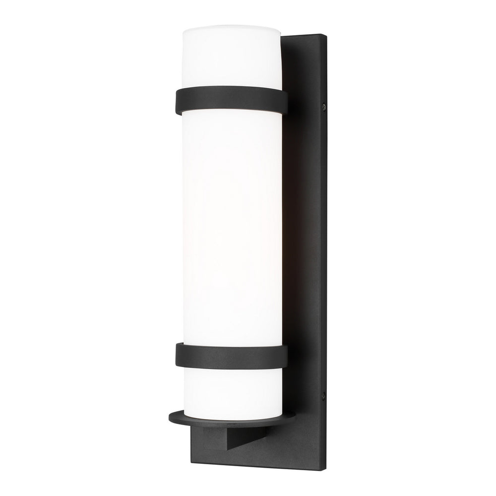 Generation Lighting Canada - One Light Outdoor Wall Lantern - Alban - Black- Union Lighting Luminaires Decor