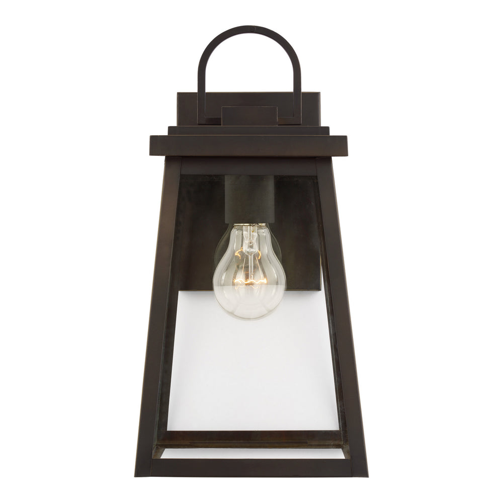 Visual Comfort Studio Canada - One Light Outdoor Wall Lantern - Founders - Antique Bronze- Union Lighting Luminaires Decor