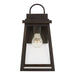 Visual Comfort Studio Canada - One Light Outdoor Wall Lantern - Founders - Antique Bronze- Union Lighting Luminaires Decor