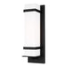 Generation Lighting Canada - One Light Outdoor Wall Lantern - Alban - Black- Union Lighting Luminaires Decor
