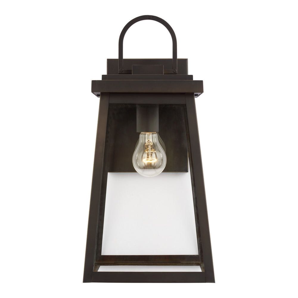 Visual Comfort Studio Canada - One Light Outdoor Wall Lantern - Founders - Antique Bronze- Union Lighting Luminaires Decor