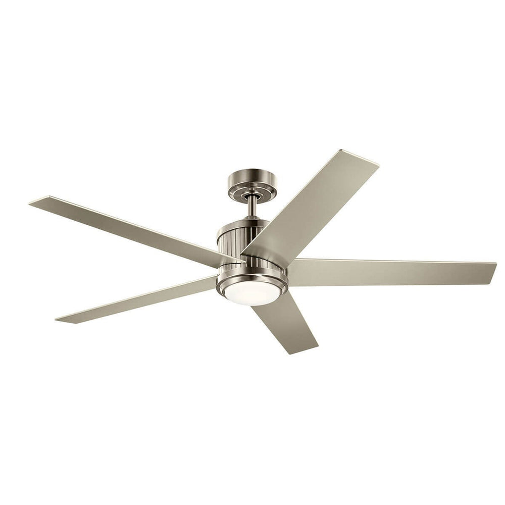 Kichler Canada - 56"Ceiling Fan - Brahm - Brushed Stainless Steel- Union Lighting Luminaires Decor
