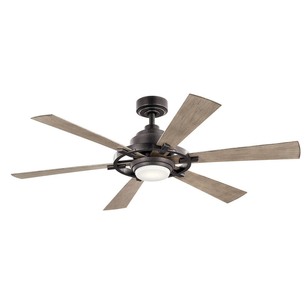 Kichler Canada - 52"Ceiling Fan - Gentry Lite - Anvil Iron- Union Lighting Luminaires Decor
