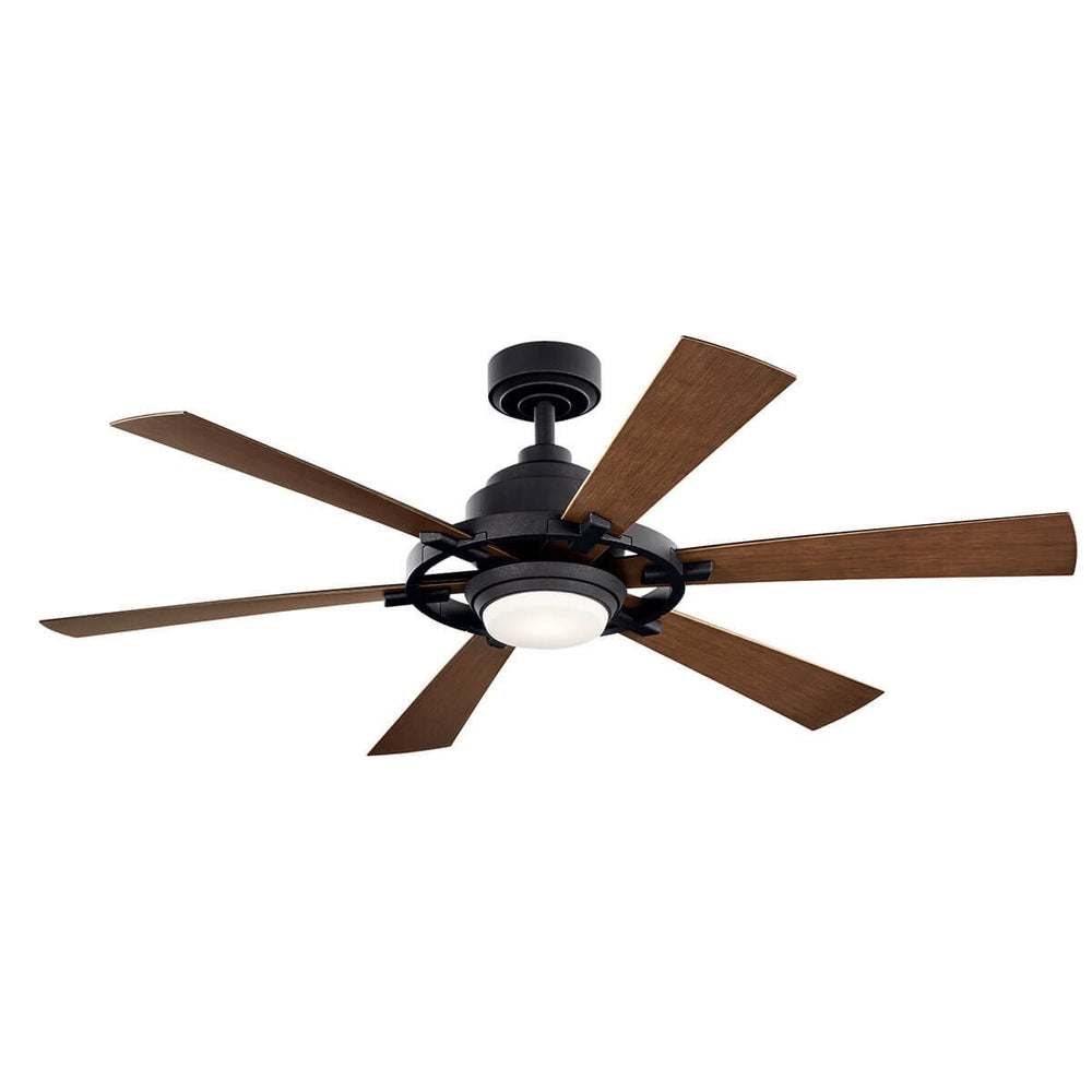Kichler Canada - 52"Ceiling Fan - Gentry Lite - Distressed Black- Union Lighting Luminaires Decor