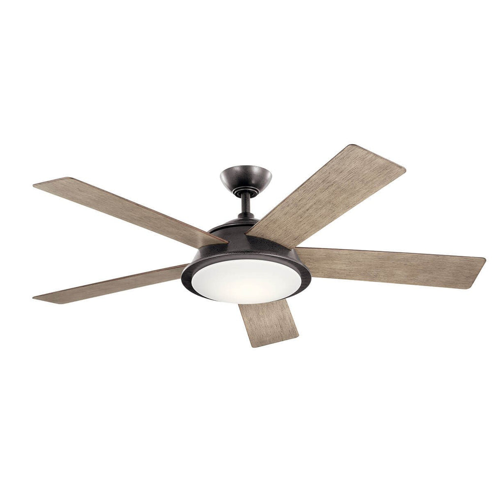 "Kichler Canada - 56"Ceiling Fan - Verdi - Anvil Iron- Union Lighting Luminaires Decor"