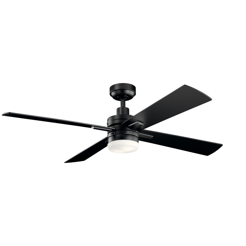 Kichler Canada - 52"Ceiling Fan - Lija - Satin Black- Union Lighting Luminaires Decor
