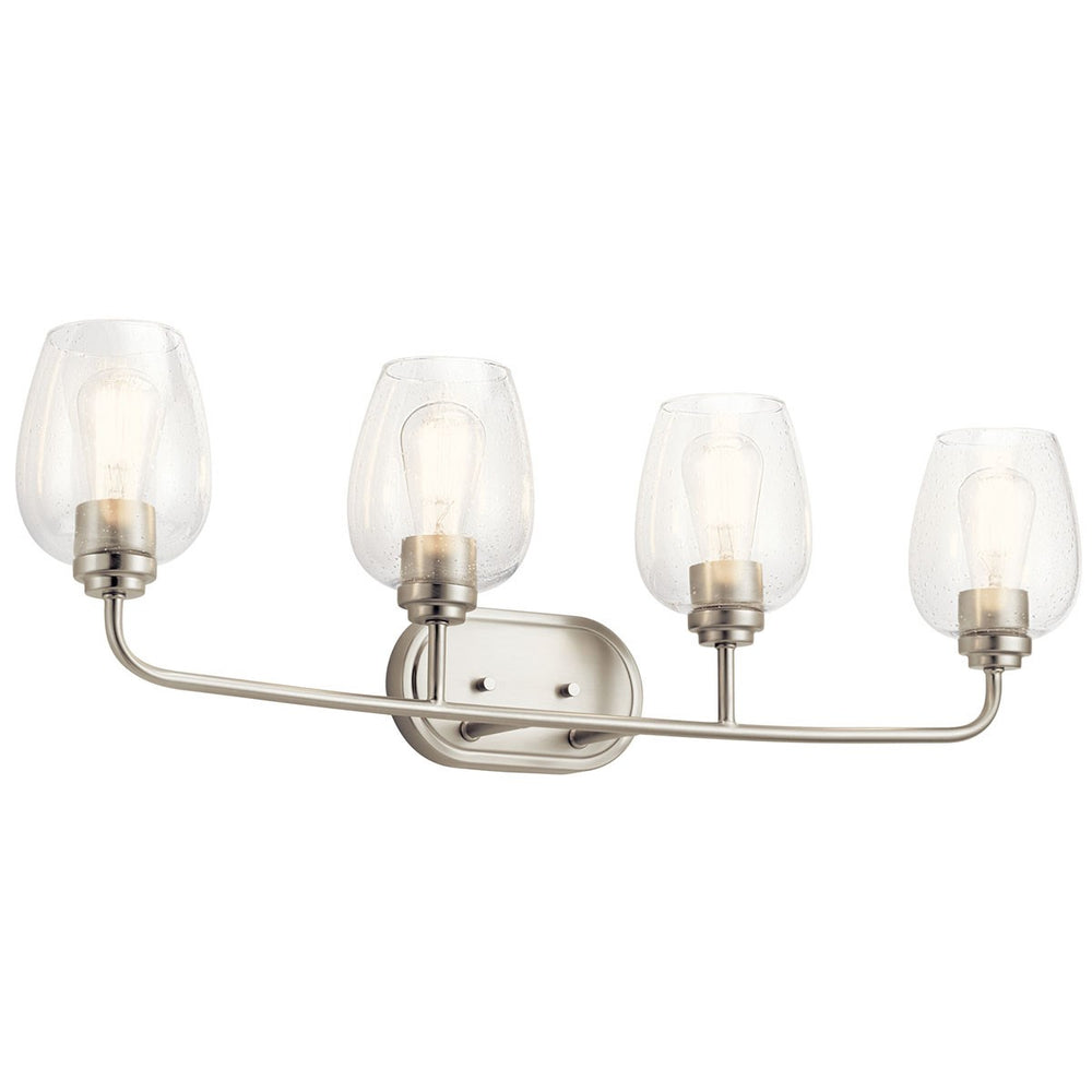 Kichler Canada - Four Light Bath - Valserrano - Brushed Nickel- Union Lighting Luminaires Decor