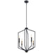 Kichler Canada - Four Light Foyer Pendant - Armand - Black- Union Lighting Luminaires Decor
