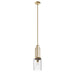 Kichler Canada - One Light Mini Pendant - Kimrose - Brushed Natural Brass- Union Lighting Luminaires Decor