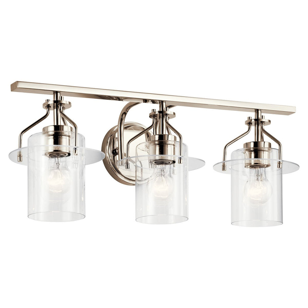 Kichler Canada - Three Light Bath - Everett - Polished Nickel- Union Lighting Luminaires Decor