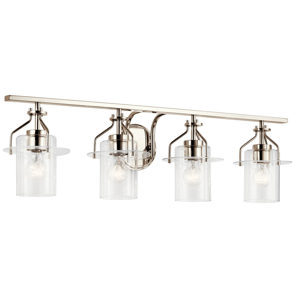 Kichler Canada - Four Light Bath - Everett - Polished Nickel- Union Lighting Luminaires Decor