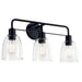 Kichler Canada - Three Light Bath - Meller - Black- Union Lighting Luminaires Decor