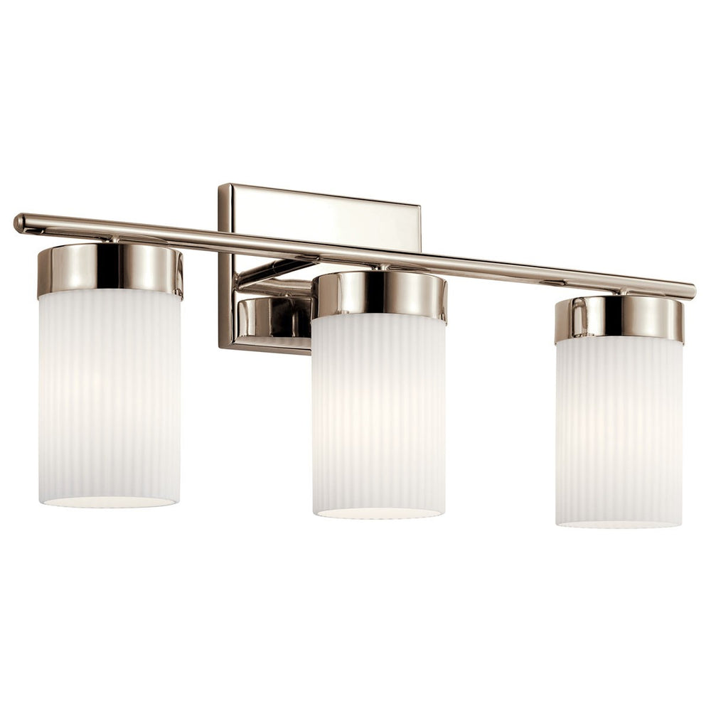 Kichler Canada - Three Light Bath - Ciona - Polished Nickel- Union Lighting Luminaires Decor