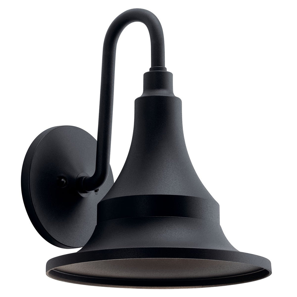 Kichler Canada - One Light Outdoor Wall Mount - Hampshire - Textured Black- Union Lighting Luminaires Decor