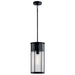 Kichler Canada - One Light Outdoor Pendant - Camillo - Textured Black- Union Lighting Luminaires Decor