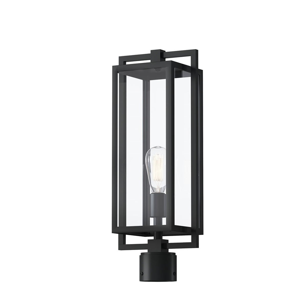 Kichler Canada - One Light Outdoor Post Mount - Goson - Black- Union Lighting Luminaires Decor