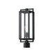 Kichler Canada - One Light Outdoor Post Mount - Goson - Black- Union Lighting Luminaires Decor