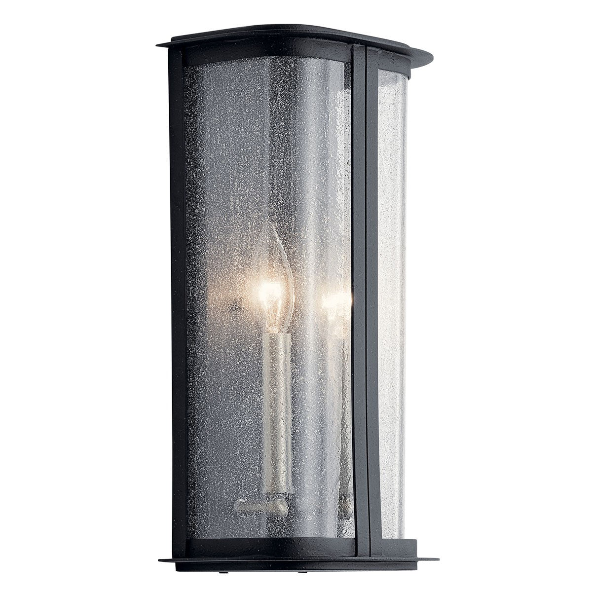 Kichler Canada - Two Light Outdoor Wall Mount - Timmin - Distressed Black- Union Lighting Luminaires Decor