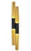 Bethel International Canada - LED Wall Sconce - Black- Union Lighting Luminaires Decor