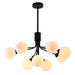 Bethel International Canada - Nine Light Chandelier - Black- Union Lighting Luminaires Decor