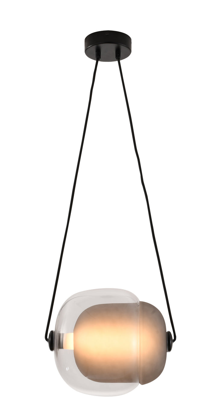 Bethel International Canada - LED Pendant - Smoke & Clear & Black- Union Lighting Luminaires Decor