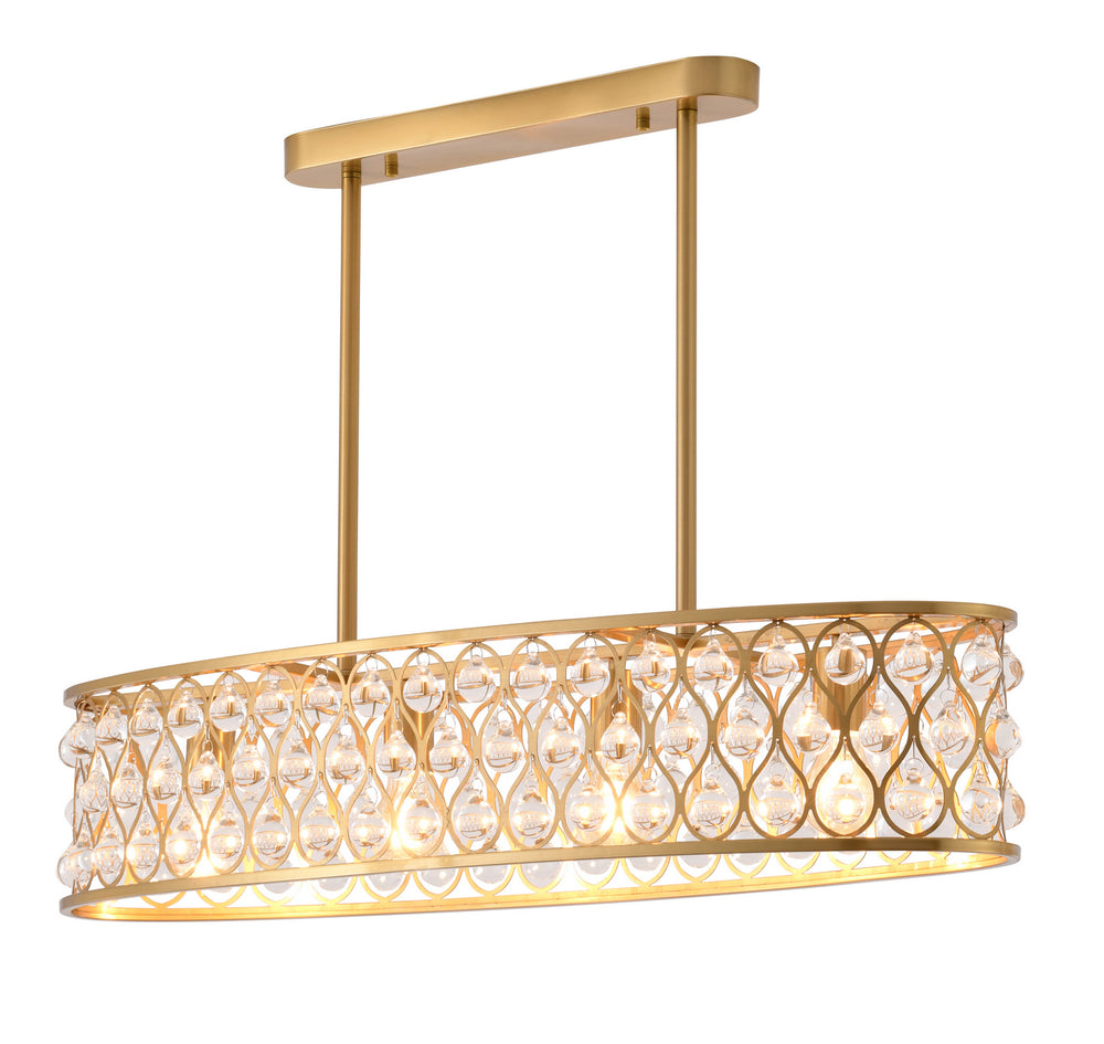 Bethel International Canada - Four Light Chandelier - Gold- Union Lighting Luminaires Decor