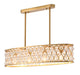 Bethel International Canada - Four Light Chandelier - Gold- Union Lighting Luminaires Decor