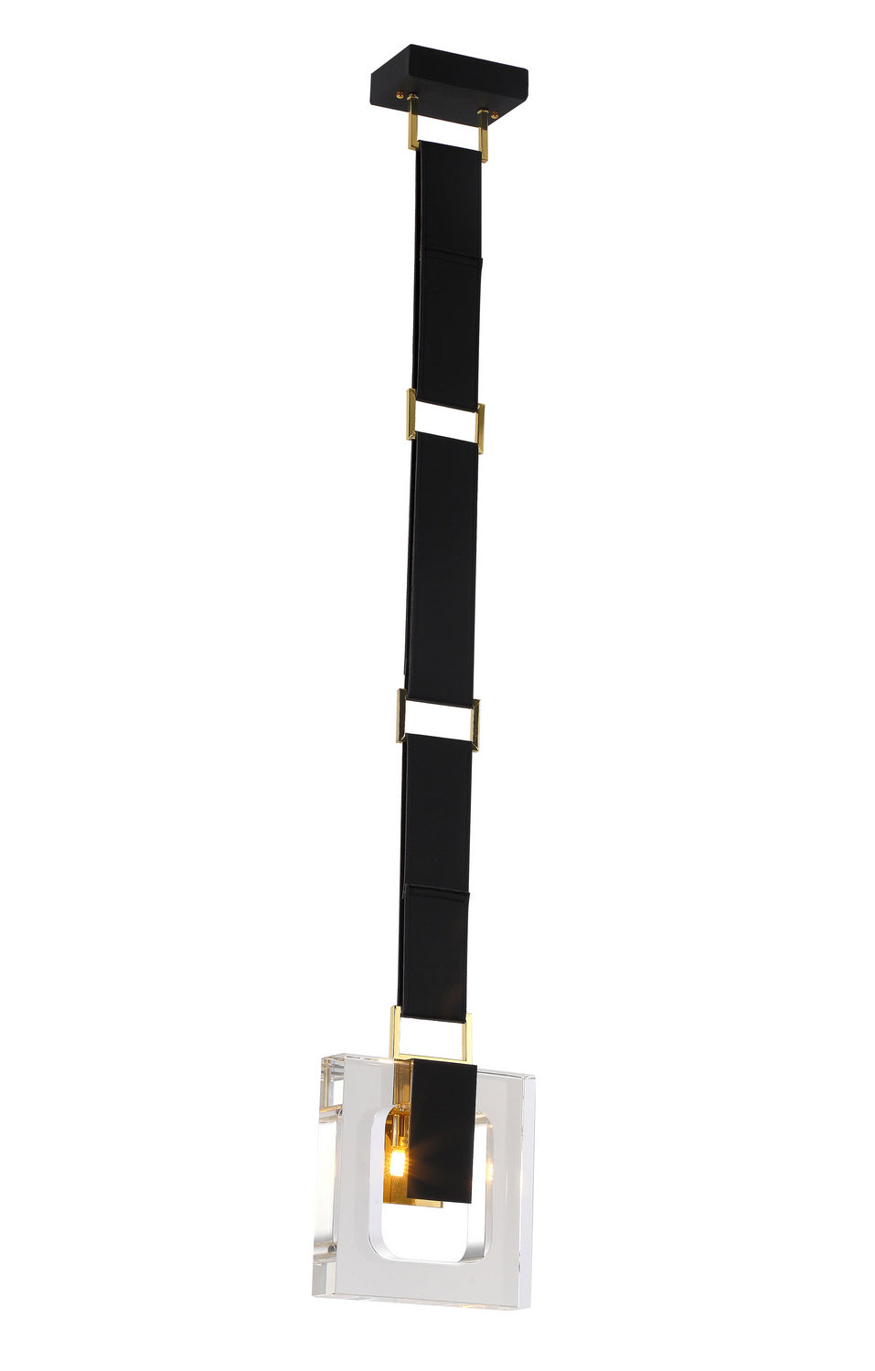 Bethel International Canada - One Light Pendant - Gold & Black- Union Lighting Luminaires Decor