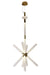 Bethel International Canada - LED Chandelier - Gold- Union Lighting Luminaires Decor