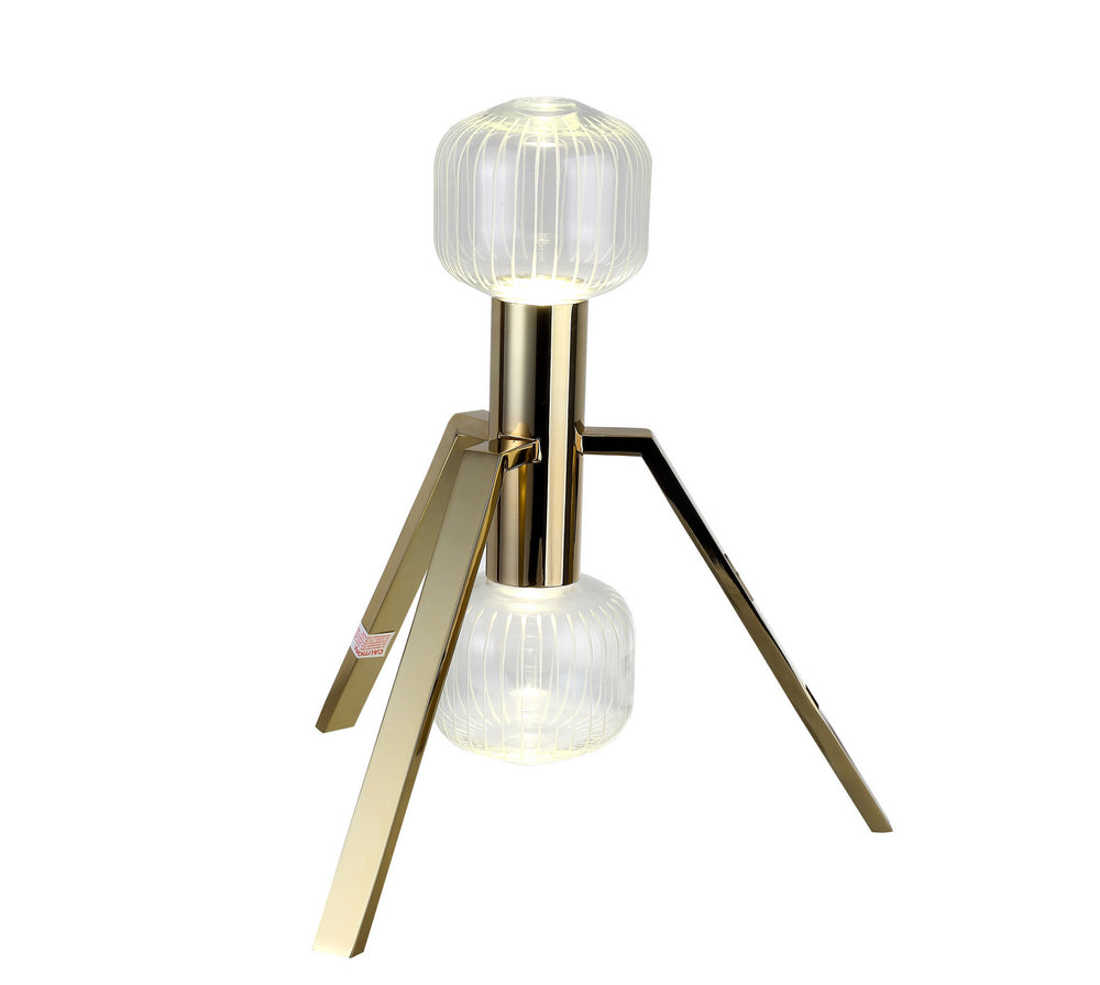 Bethel International Canada - LED Table Lamp - Gold- Union Lighting Luminaires Decor