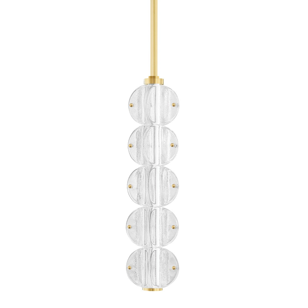 Hudson Valley Canada - LED Pendant - Lindley - Aged Brass- Union Lighting Luminaires Decor