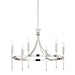 Hudson Valley Canada - Six Light Chandelier - Gates - Polished Nickel- Union Lighting Luminaires Decor