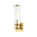 Hudson Valley Canada - One Light Wall Sconce - Malone - Aged Brass- Union Lighting Luminaires Decor